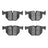 R1 Concepts 2551-1042-00 Disc Brake Pad Set - Rear