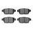 R1 Concepts 2551-1103-00 Disc Brake Pad Set - Rear