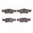 R1 Concepts 2551-1229-00 Disc Brake Pad Set - Rear