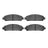 R1 Concepts 2551-1401-00 Disc Brake Pad Set - Front