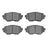 R1 Concepts 2551-1759-00 Disc Brake Pad Set - Front