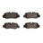 R1 Concepts 2551-1893-00 Disc Brake Pad Set - Rear