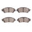 R1 Concepts 2551-2038-00 Disc Brake Pad Set - Front