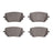 R1 Concepts 2551-2271-00 Disc Brake Pad Set - Rear