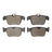 R1 Concepts 2551-2433-00 Disc Brake Pad Set - Rear
