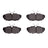 R1 Concepts 2552-1465-00 Disc Brake Pad Set - Rear