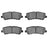 R1 Concepts 2552-1793-00 Disc Brake Pad Set - Rear