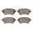 R1 Concepts 2552-2364-00 Disc Brake Pad Set - Rear