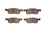R1 Concepts 2600-1838-10 Disc Brake Pad Set - Front