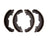 R1 Concepts 2901-0780-00 Drum Brake Shoe Set - Rear