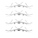 Dynamic Friction 340-47032 Disc Brake Hardware Kit - Front