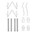 Dynamic Friction 340-54004 Disc Brake Hardware Kit - Front
