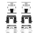 Dynamic Friction 340-59016 Disc Brake Hardware Kit - Front