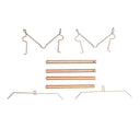 Dynamic Friction 340-76080 Disc Brake Hardware Kit - Front