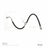 Dynamite Friction 350-03051 Brake Hydraulic Hose - Front Left