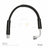Dynamite Friction 350-46029 Brake Hydraulic Hose - Front Right