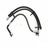 Dynamite Friction 350-54623 Brake Hydraulic Hose - Rear Left