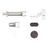 Dynamite Friction 372-53005 Drum Brake Adjuster - Rear Right