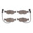 Dynamite Friction 4000-0298-00 Disc Brake Pad Set - Front