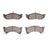 Dynamite Friction 4000-0478-00 Disc Brake Pad Set - Front
