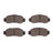 Dynamite Friction 4000-0832-00 Disc Brake Pad Set - Front