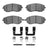 Dynamite Friction 4000-0929-01 Disc Brake Pad Set - Front
