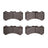 Dynamite Friction 4000-1382-00 Disc Brake Pad Set - Front