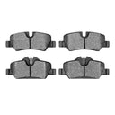 Dynamic Friction 4000-1800-00 Disc Brake Pad Set - Rear