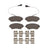 Dynamite Friction 4000-2467-01 Disc Brake Pad Set - Rear