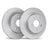Dynamite Friction 4002-45019 Disc Brake Rotor Set - Rear