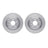 Dynamite Friction 6002-11026 Disc Brake Rotor Set - Rear