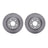 Dynamite Friction 6002-26002 Disc Brake Rotor Set - Front