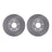 Dynamite Friction 6002-54024 Disc Brake Rotor Set - Front