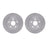 Dynamite Friction 6002-76143 Disc Brake Rotor Set - Front