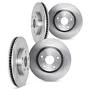 Dynamite Friction 6004-54342 Disc Brake Rotor Set - Front and Rear