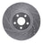 Dynamite Friction 631-54095L Disc Brake Rotor - Front Left