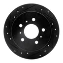 Dynamite Friction 633-45011L Disc Brake Rotor - Rear Left