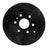 Dynamite Friction 633-48055R Disc Brake Rotor - Rear Right
