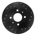 Dynamic Friction 633-67020R Disc Brake Rotor - Front Right