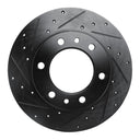 Dynamic Friction 633-76095L Disc Brake Rotor - Front Left