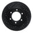 Dynamite Friction 633-76118L Disc Brake Rotor - Front Left