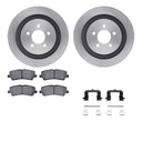 Dynamic Friction 6512-99148 Disc Brake Kit - Rear