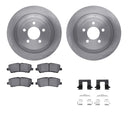 Dynamic Friction 6512-99157 Disc Brake Kit - Rear