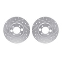 Dynamic Friction 7002-20024 Disc Brake Rotor Set - Rear