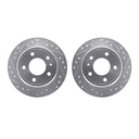 Dynamic Friction 7002-31091 Disc Brake Rotor Set - Rear