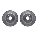 Dynamic Friction 7002-54200 Disc Brake Rotor Set - Rear
