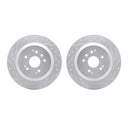 Dynamic Friction 7002-58019 Disc Brake Rotor Set - Rear