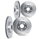 Dynamite Friction 7004-75019 Disc Brake Rotor Set - Front and Rear