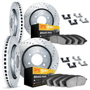 Dynamic Friction 7214-48012 Disc Brake Kit - Front and Rear