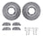Dynamite Friction 7512-37004 Disc Brake Kit - Front
